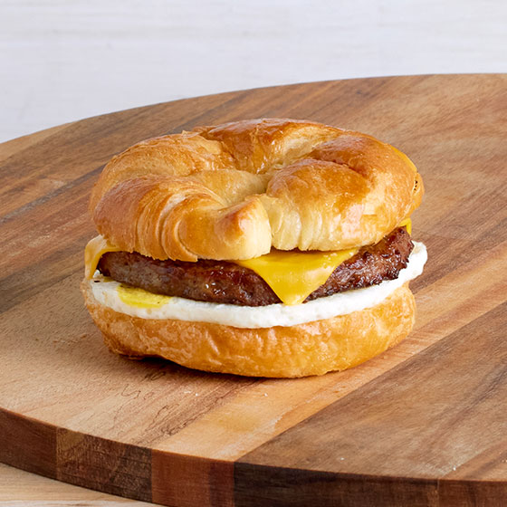 Sausage, Egg Cheddar